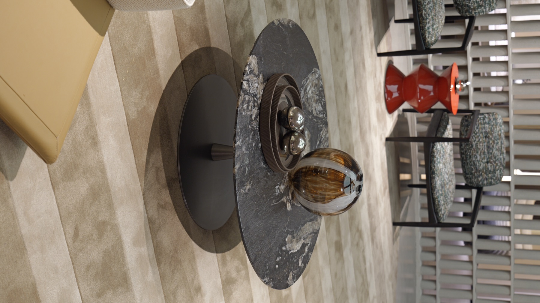 Tall Round Coffee Table 2