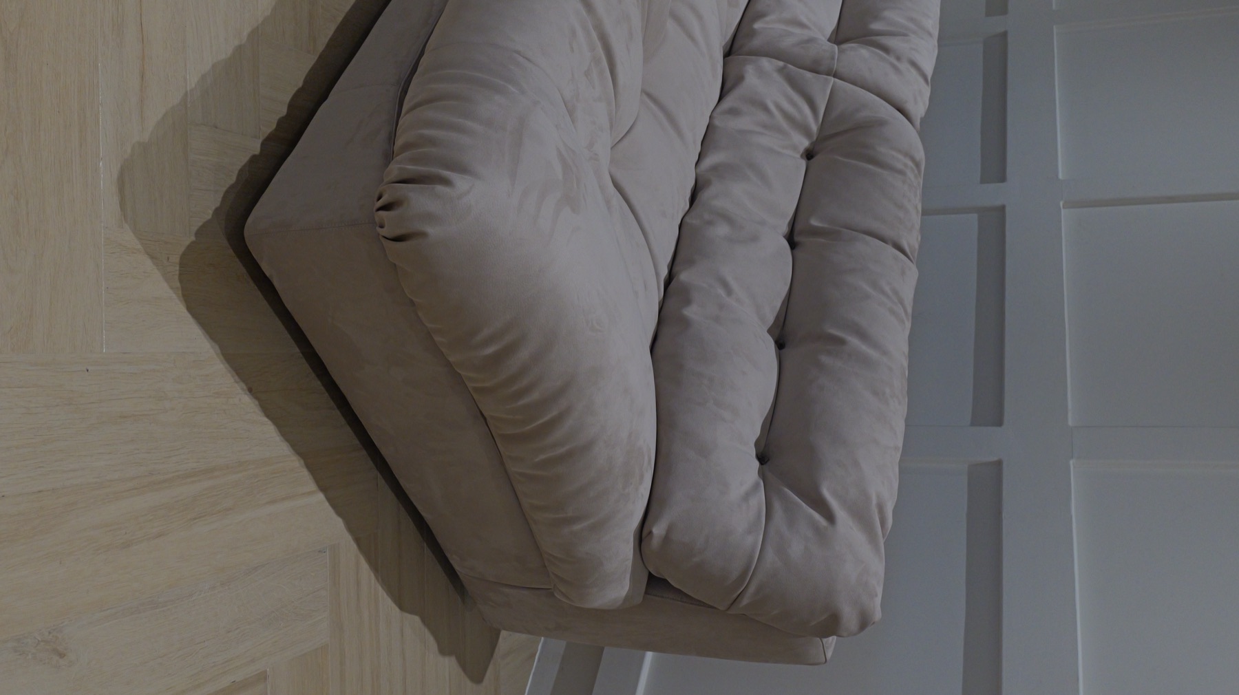 Matte Fabric Sofa 3