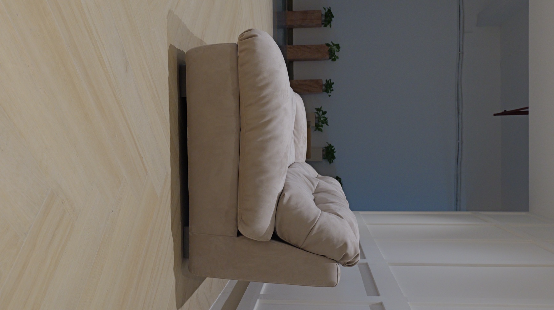 Matte Fabric Sofa 14