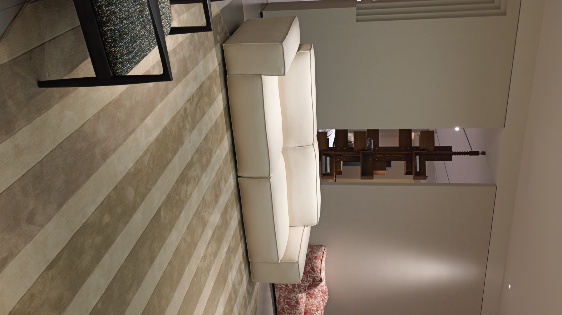 Fabric Block Sofa