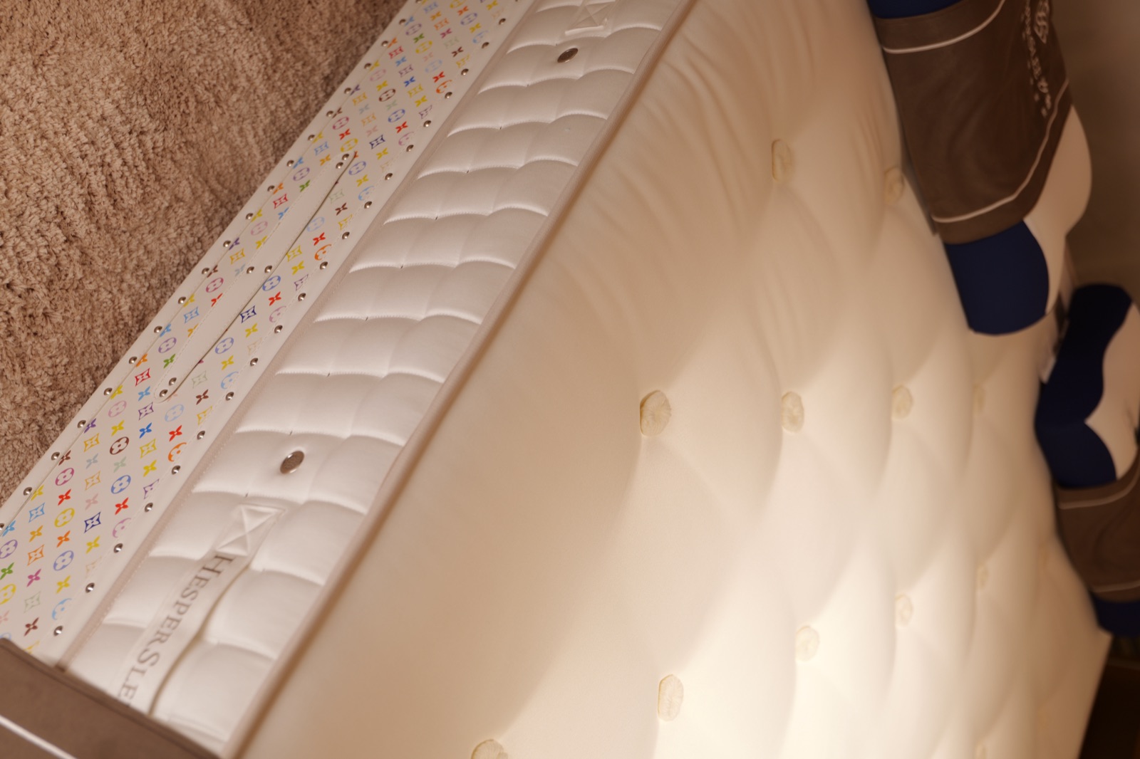 Elizabeth mattress material and finish detail