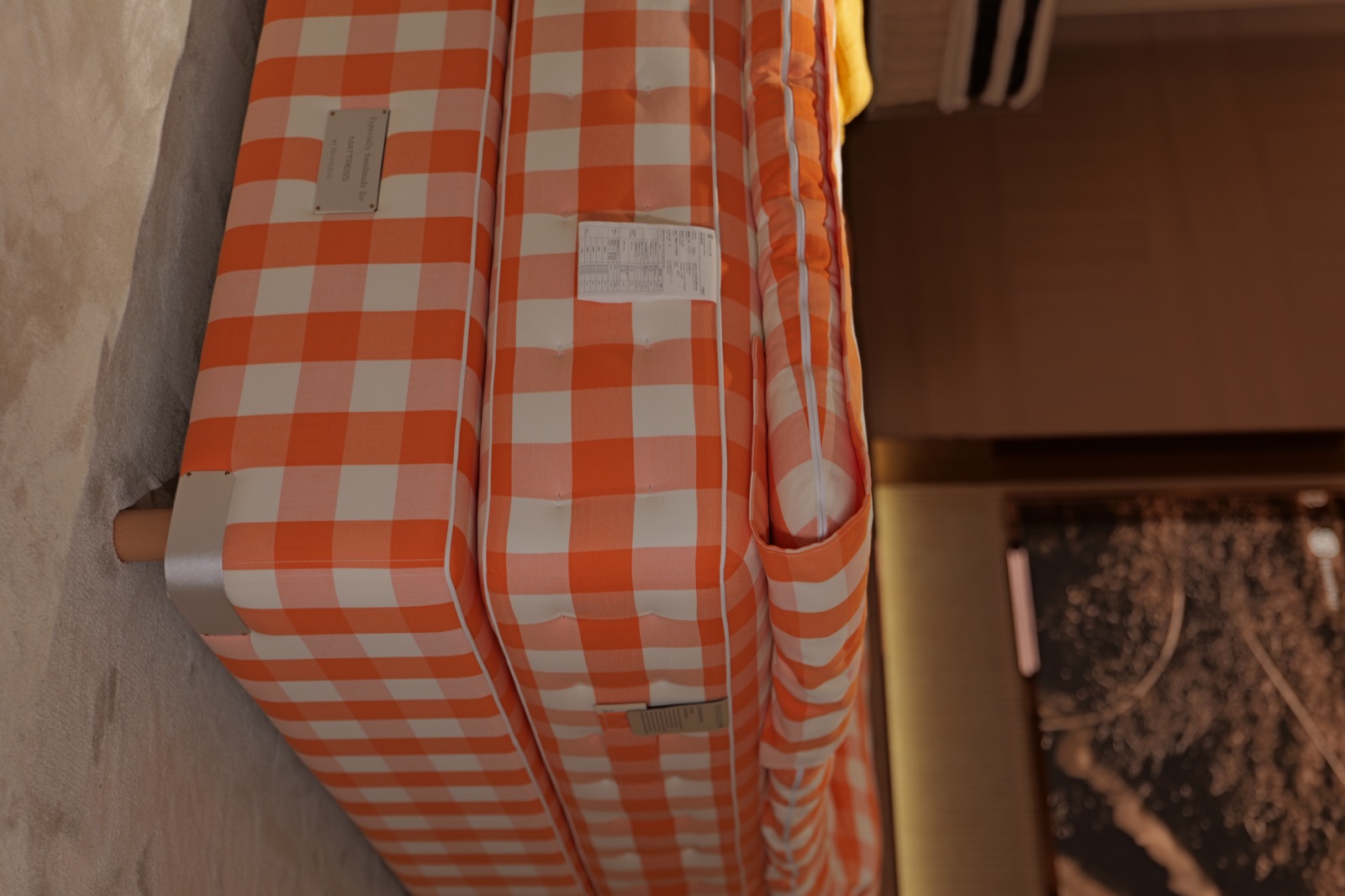 Gothenburg D1000 mattress material and finish detail