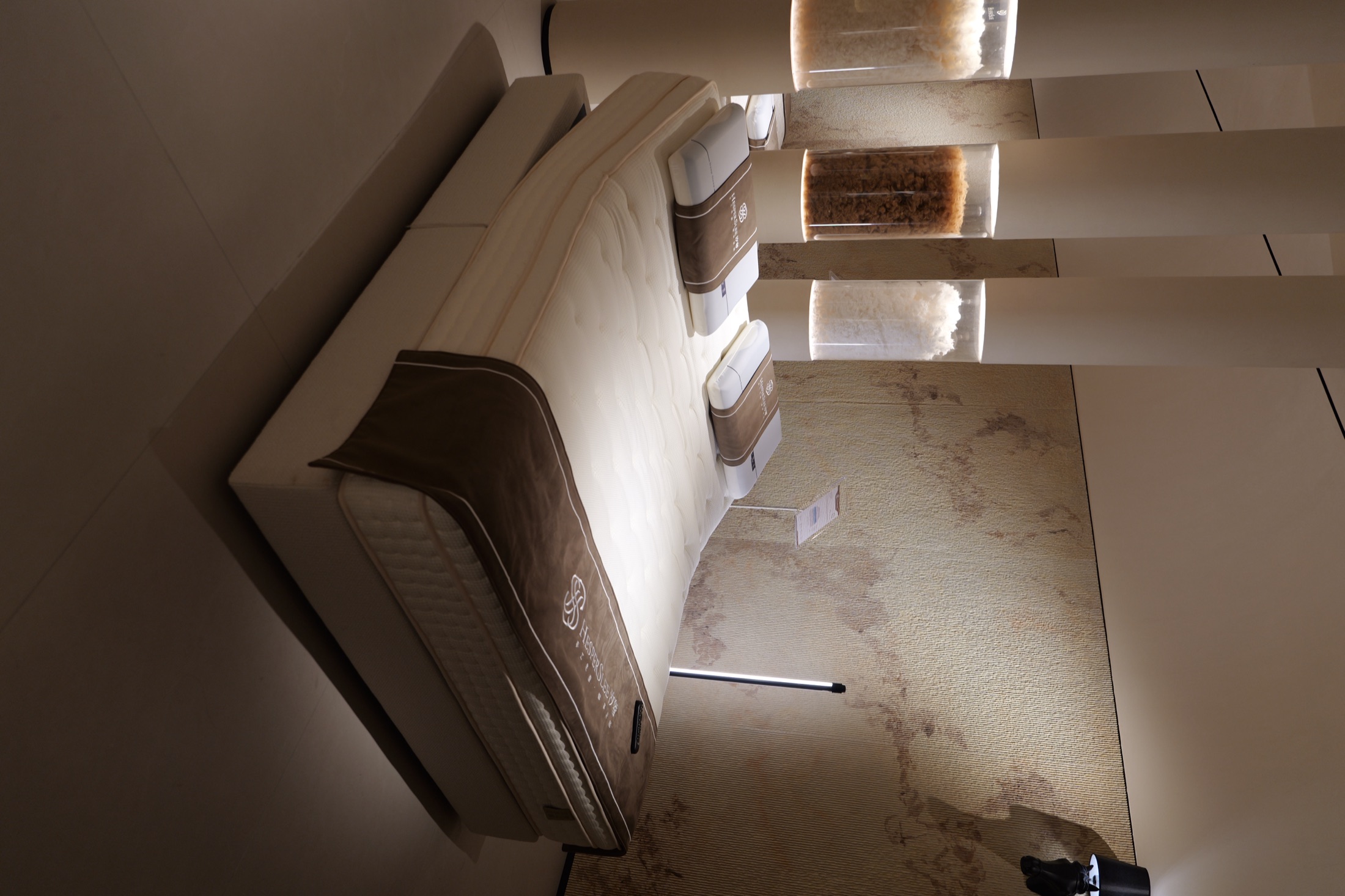 A11 MAX mattress displayed in the CXCASA Foshan showroom