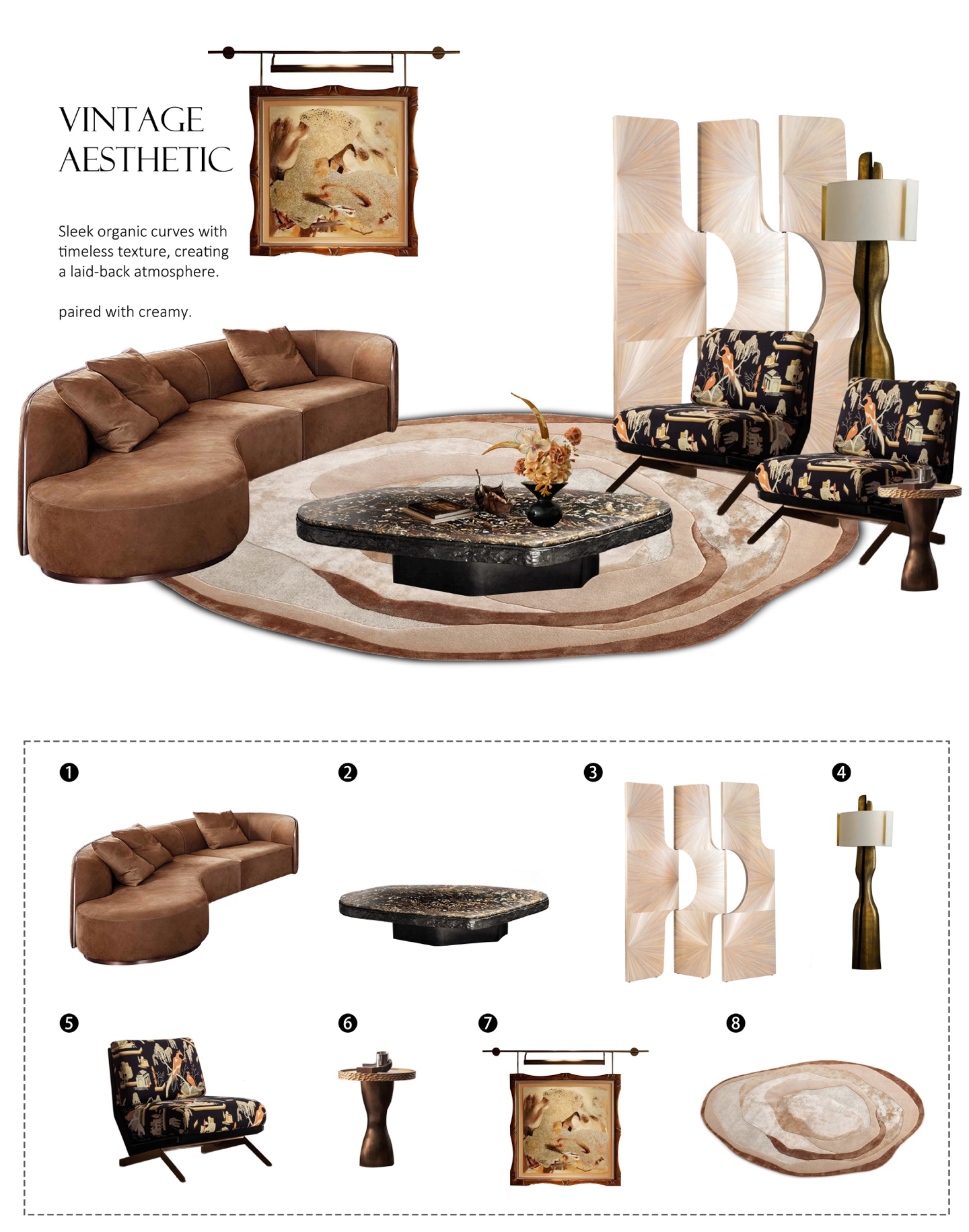 Vintage Earth-Tone Styling Formula